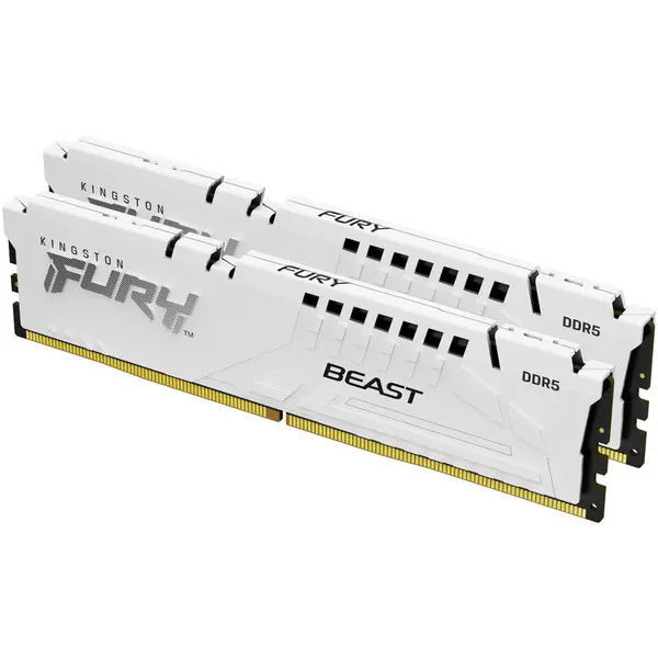 Kingston Memorii Kingston FURY Beast White 32GB DDR5 6000MHz CL36 Dual Channel Kit