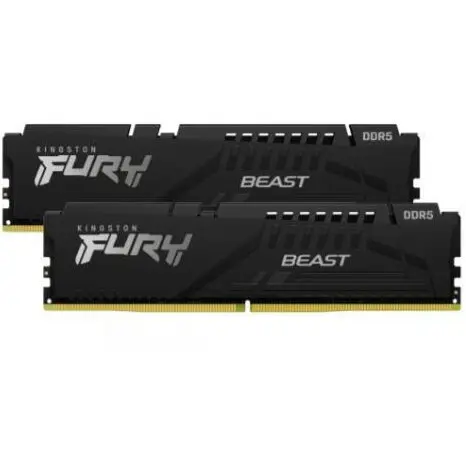 Kingston Memorii Ram, Kingston Fury Beast Black, 16Gb DDR5, Dual Channel