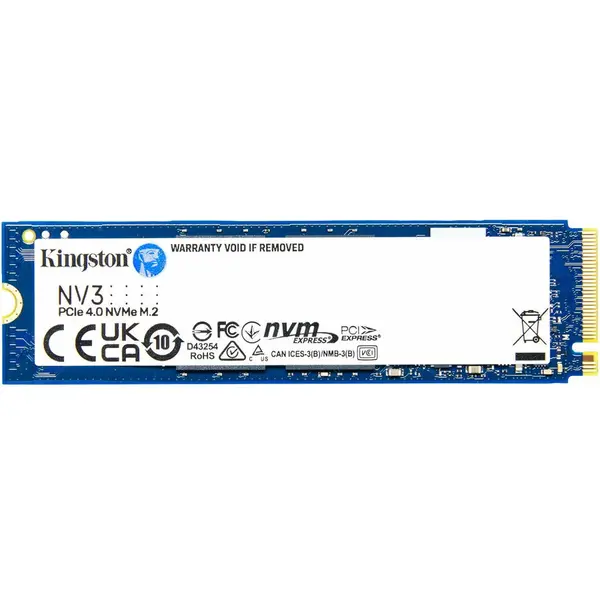 Kingston Solid State Drive (SSD) Kingston NV3, 4TB, PCIe 4.0 NVMe, M.2.
