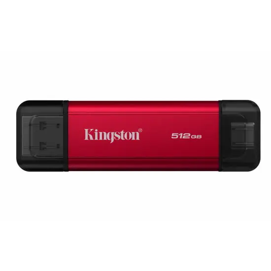 Kingston SSD Kingston Dual Portable 512GB, USB A, USB-C, Rosu
