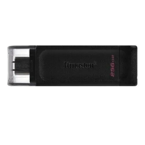 Kingston Stick memorie Kingston DT70, 256 GB, USB-C, Negru