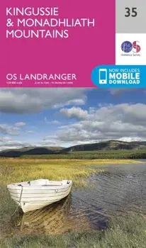 Kingussie & Monadhliath Mountains. February 2016 ed, Sheet Map/Ordnance Survey