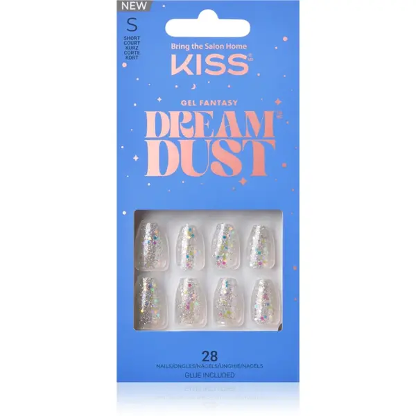 KISS Dream Dust Gel Fantasy unghii artificiale Mood Dust 28 buc