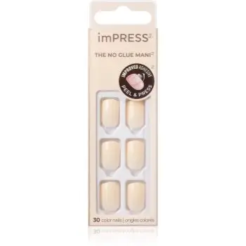 KISS imPRESS The No Glue Mani Short unghii artificiale