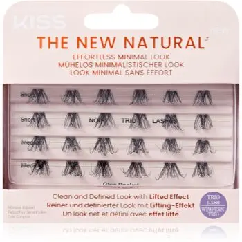 KISS The New Natural Effortless Minimal Look pachet cu gene fără noduri autoadezive