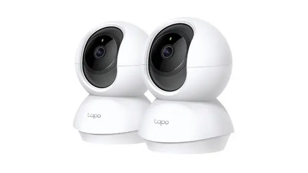 Kit 2 camere supraveghere interior Tapo C200P2, 1080p, Wi-Fi, rotire si inclinare din aplicatie, IR 12m, detectie persoana, audio bidirectional, slot microSD