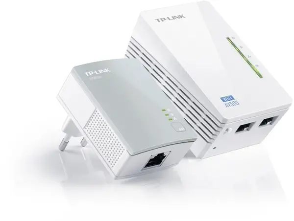 Kit adaptor powerline 300 Mbps 300m control de pe telefon TP-Link - TL-WPA4220 KIT