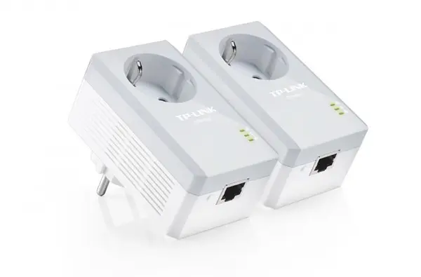 Kit adaptor powerline T 600 Mbps 300 m priza AC TP-Link TL-PA4010PKI
