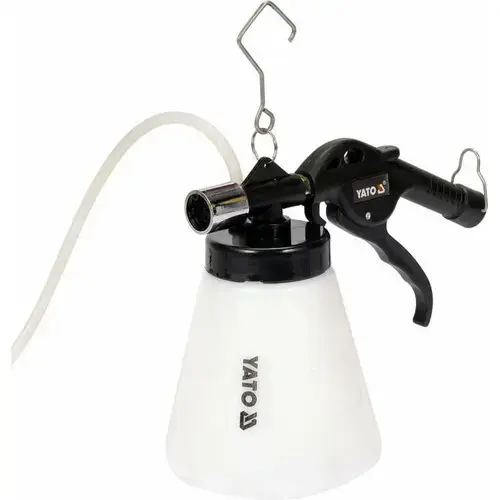Kit aer comprimat, Yato YT-06835, Pentru purjarea sistemului de franare, Alb/Negru