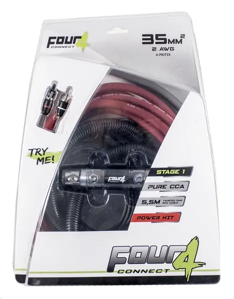 Kit cablu alimentare Four Connect,4-PKIT35, Stage1, 2 AWG (35 mm2)