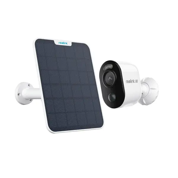 Kit camera supraveghere wireless WiFi Reolink Argus 3 Ultra B350, 8 MP, IR 10 m, Dual band, PIR, slot card, microfon, sirena + panou solar
