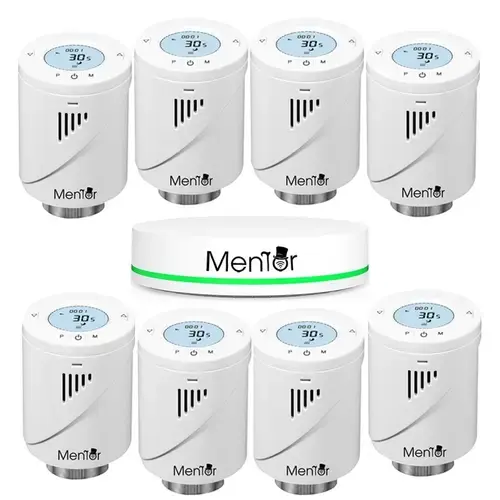 Kit Cap Termostatic pt calorifer si HUB Smart Mentor 8.1 ZigBee