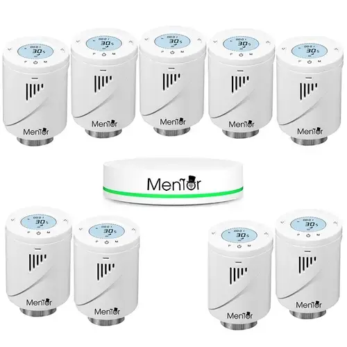 Kit Cap Termostatic pt calorifer si HUB Smart Mentor 9.1 ZigBee