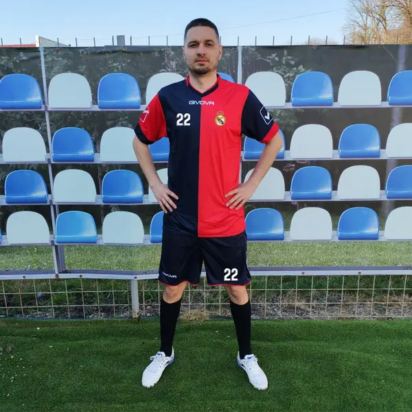 Kit Combo MC GIVOVA EF47 BLEUMARIN CU ROSU, XL