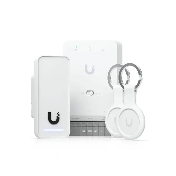 Kit control acces Ubiquiti UA-G3-SK, UniFi Access, G3 Reader, Door Hub Mini, 2x TAG-uri acces NFC, PoE++, o usa