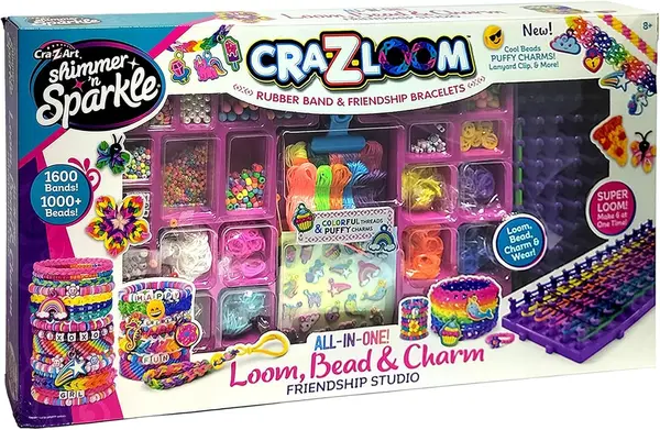 Kit creativ Cra-Z-Art - Studio de brățări ale prieteniei all-in-one