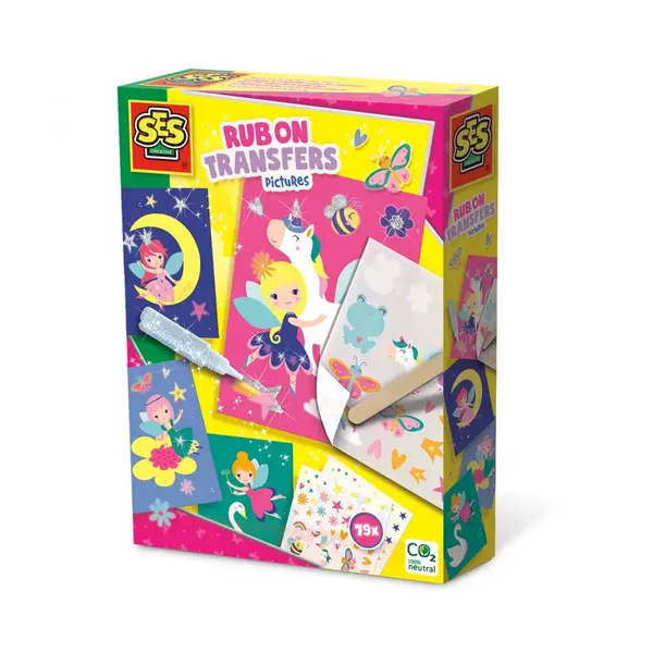 Kit creativ pentru copii cu accesorii incluse - Felicitari prin transfer metalic