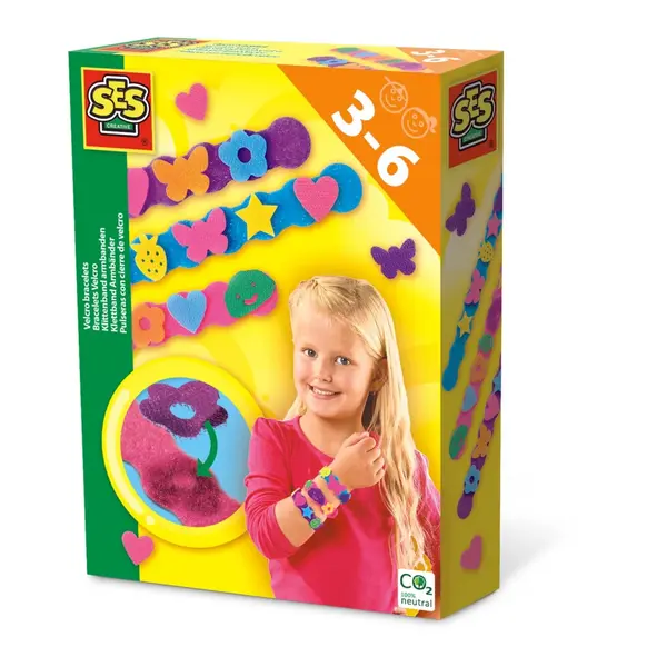 Kit creativ pentru fetite cu accesorii incluse - Bratari cu scai
