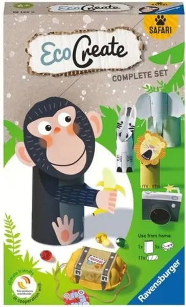 Kit creativ Ravensburger - EcoCreate Mini, Safari