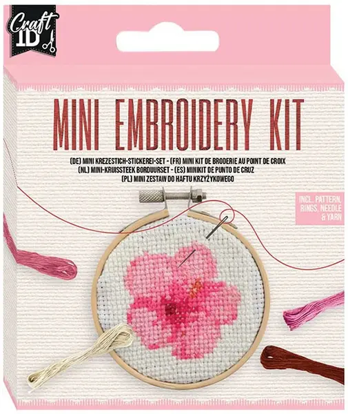 Kit de broderie creativă Grafix - Floare, 12.5 х 10 cm