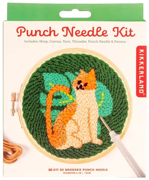 Kit de broderie Kikkerland - Pisicuță