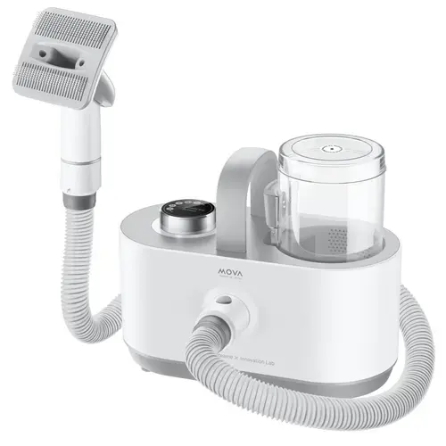 Kit de ingrijire pentru animale de companie MOVA G1 Pro, 4 Programe, 8 capete, Alb