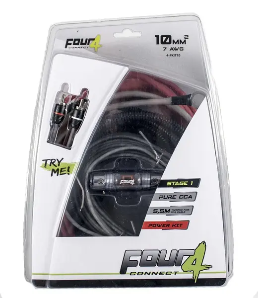 Kit de instalare amplificator Four STAGE1 10mm²