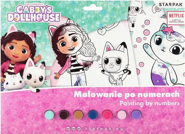 Kit de pictură după numere Starpak - Gabby's Dollhouse