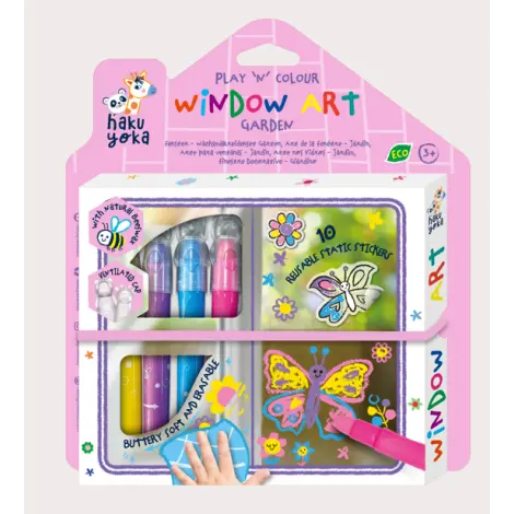 Kit DIY decorare fereasta - Gradina