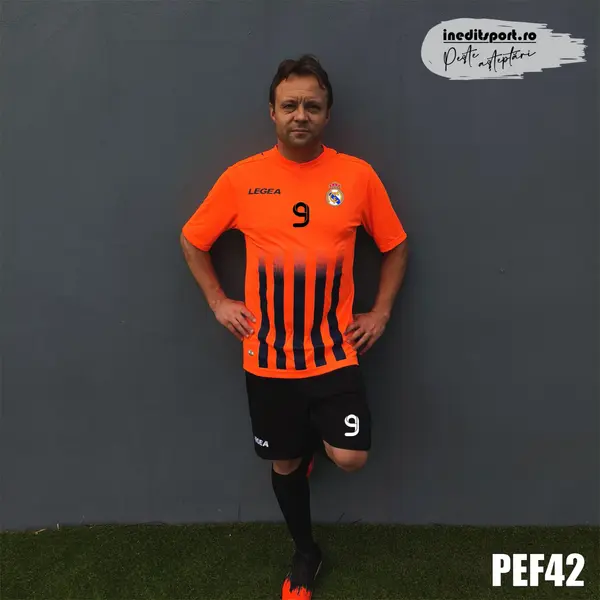 Kit echipament fotbal copii si adulti personalizat- PEF42 M, Portocaliu