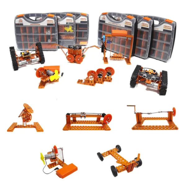 Kit educational STEM de Electronica si Mecanica cu 20 de lectii, 181010