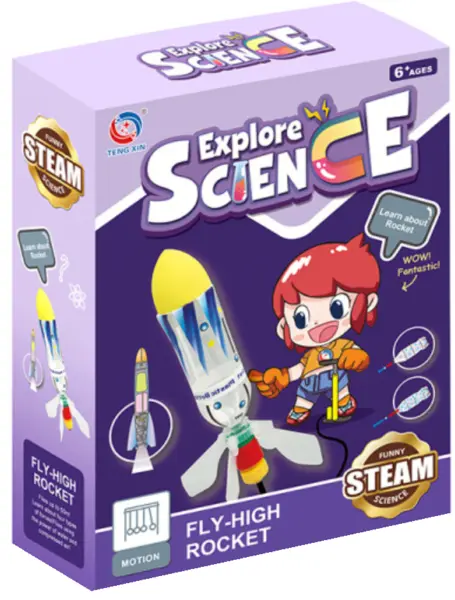 Kit educațional Teng Xin - Experiment cu rachete zburătoare