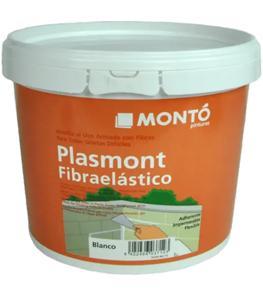 KIT Elastic pentru Reparații Crăpături Beton, Tencuială, Lemn și Plastic – cu Fibră de Sticlă | Monto 750ml