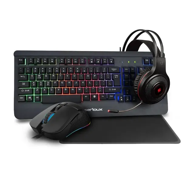 KIT GAMING SERIOUX KAYEL 4 IN 1 KIT GAMING SERIOUX KAYEL 4 IN 1