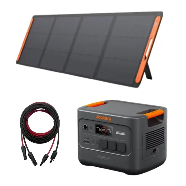 Kit generator solar portabil 3600W 3072Wh Jackery Explorer 3000 V2 + panou 200W