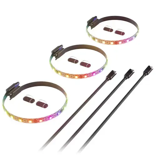 Kit iluminare carcase HYTE LS10 qRGB, 3 bucati (Negru)