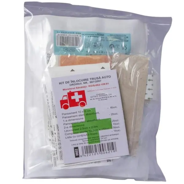 Kit Inlocuire Trusa Medicala Auto, Prima