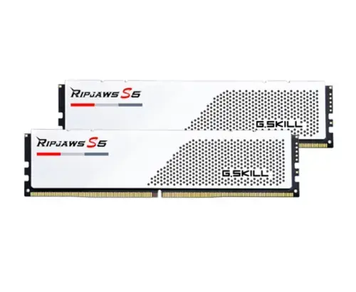 Kit Memorie G.Skill Ripjaws S5 White 32GB, DDR5-5600MHz, CL36, Dual Channel