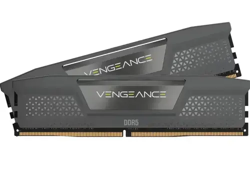 Kit Memorie RAM DDR5, Corsair Vengeance 32GB, DDR5, 6000MT/s, CL38, 2x16GB, 1.35V, AMD EXPO, Gri