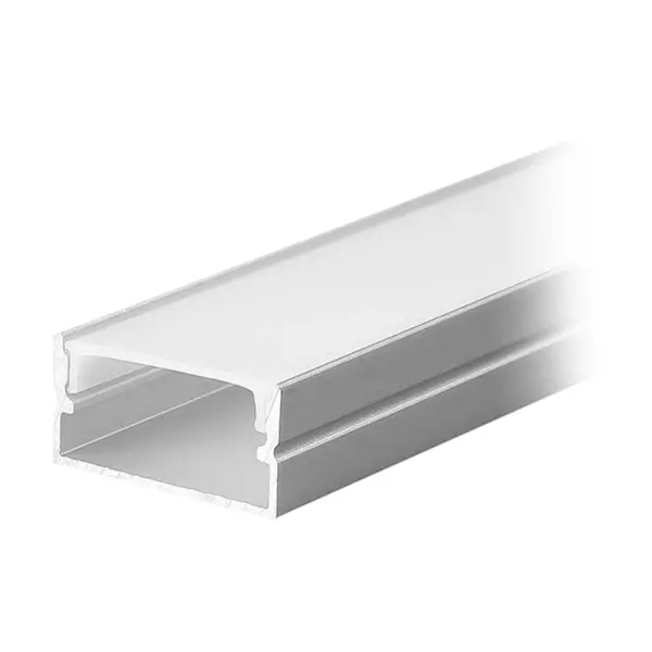 Kit montaj banda LED, V-tac, difuzor, profil aluminiu 2000x20x10 mm, argintiu, SKU-23174