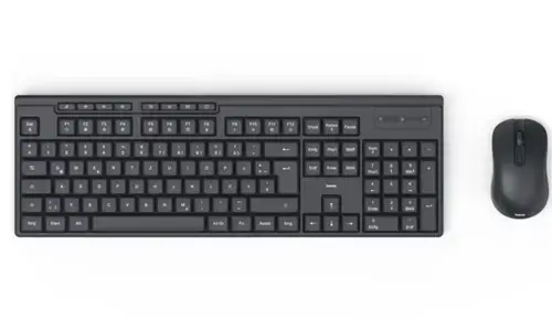 Kit mouse si tastatura Hama WKM-200, Wireless (Negru)