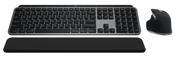 Kit mouse și tastatură Logitech - MX Keys S Combo for Mac, wireless, gri