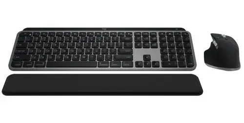 Kit mouse și tastatura Logitech MX Keys S Combo for Mac, Wireless (Gri/Negru)