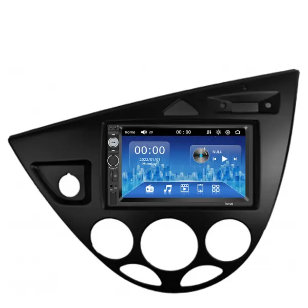 [KIT] MP5 Player pentru Ford Focus MK1, Black, WinCE, Bluetooth, USB, CardSD, Camera Marsarier, Auxiliar, Mirrorlink, Touchscreen, -