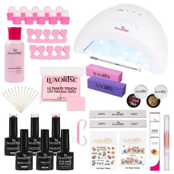 Kit Oja Semipermanenta SensoPRO Milano 10ml cu Lampa UV #02