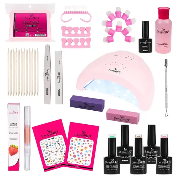 Kit Oja Semipermanenta SensoPRO Milano 10ml cu Lampa UV LED #03