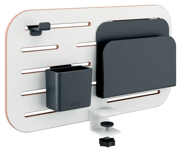 Kit organizator pentru birou Leitz cu 3 suporturi 42x25 cm Alb Kit organizator pentru birou Leitz cu 3 suporturi 42x25 cm Alb