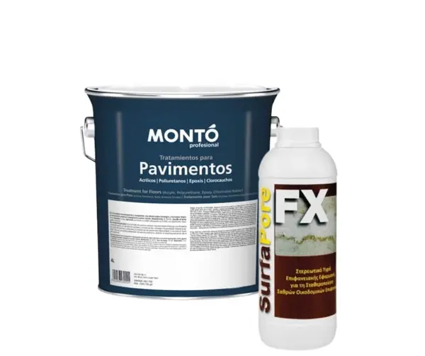 KIT Pentru ANTIMacinarea Betonului – Pavaj & Beton & Protecție Sigilant protecție efect umed 4 L+ Stabilizator pentru degradare sau macinare beton Sur