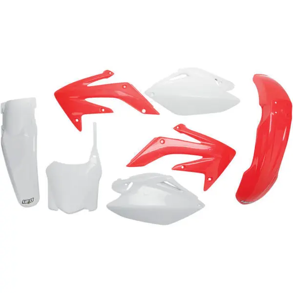 Kit plastice Honda CRF 250 2009, alb rosu, culoare OEM