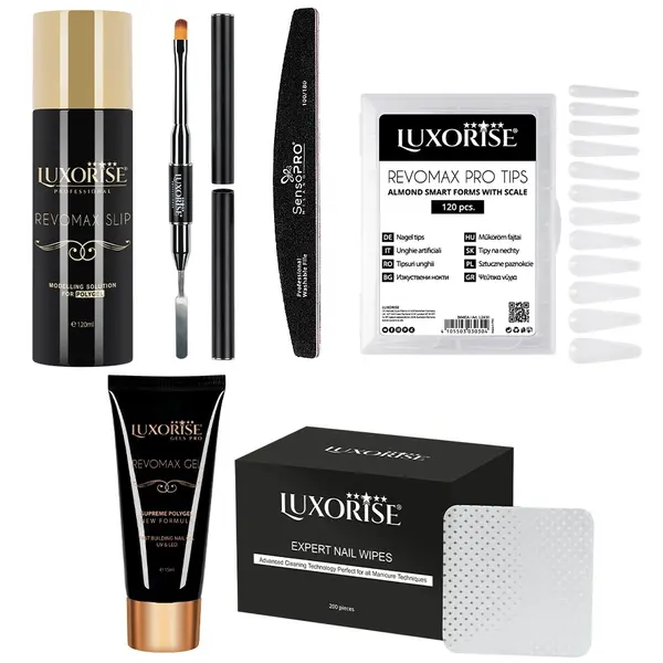 Kit Polygel LUXORISE Elite Nails fara Lampa #10
